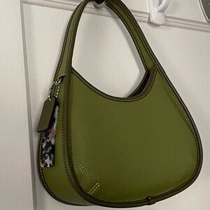 Coach Ergo Bag in Coachtopia Leather Olive Green